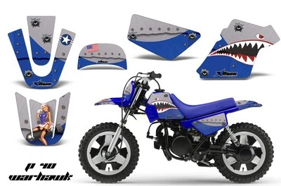 Pegatinas gráficas + #calcomanías PLT para Yamaha PW50 1990-2022 P40WARHAWK U Foto 1 de 3