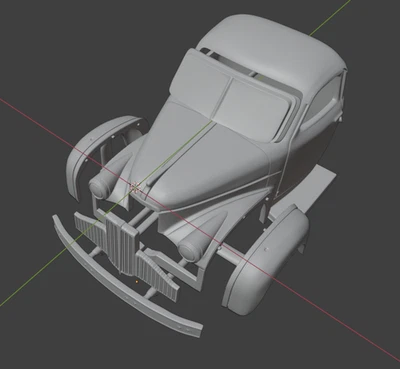 1/50 o scale 3d printed  1947 Studebaker M15 cab code3 for custom truck handmade - Image 1 of 4