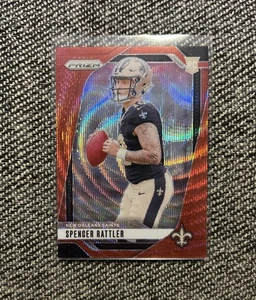 Panini Prizm 2024 - Rookie Spencer Rattler #388 Red Wave Prizm/149 - Imagen 1 de 2