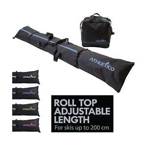 Athletico Ski Bag and Ski Boot Bag Combo - Ski Bags for Air Travel - Unpadded...