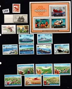 // WHOLESALE - MNH - AGRICULTURE, FARM ANIMALS, FLORA, SHIPS, INSECTS - Foto 1 di 1