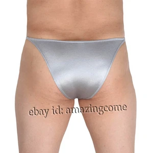 Men Fitness Posing Bikini Briefs Trunks Posing Underwear Beachwear Pouch Brief - Picture 1 of 12