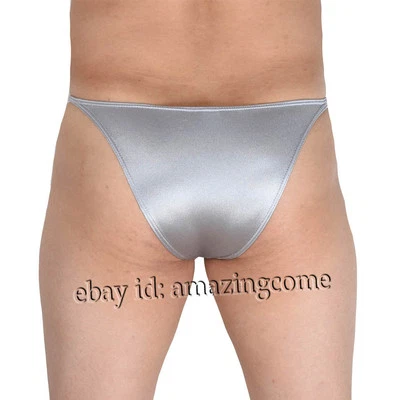 Men Fitness Posing Bikini Briefs Trunks Posing Underwear Beachwear Pouch Brief - Image 1 of 4