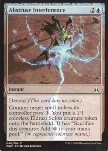 2X ABSTRUSE INTERFERENZ 040/184 SCHWUR DER GATEWATCH MTG MAGIC NM X2 - Bild 1 von 1