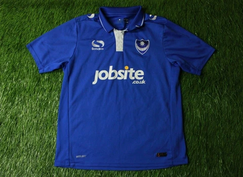 PORTSMOUTH ENGLAND 2015-2016 FOOTBALL SHIRT JERSEY HOME SONDICO ORIGINAL SIZE M Cover