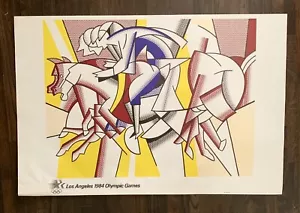 POSTER L.A. OLIMPICI 1984 - ROY LICHTENSTEIN - LTD. ED. - NON UNA RIPRODUZIONE. - Foto 1 di 1