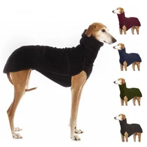 Pet High Collar Jumper Sweater Winter Greyhound Whippet Dog Clothes Coat Jacket~ - Picture 1 of 49