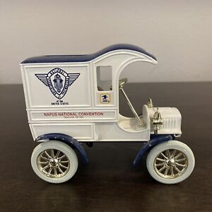 Rare Postmaster ERTL Model 1905 Ford Delivery Car Bank Limited Edition US Mail