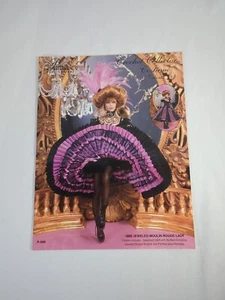 Paradise Crochet Pattern Book 1895 Jeweled Moulin Rouge Lady 11.5" Doll vol 88 - Picture 1 of 4