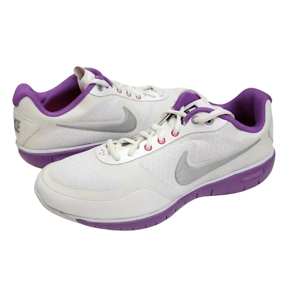 Nike (Women's 9) Free XT Everyday Fit Training Running Shoes, White/Violet - Image 1 of 4