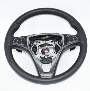Volante de cuero original Mercedes w117 CLA GLA w156 w447 clase V Vito a0004601403 - Imagen 1 de 4