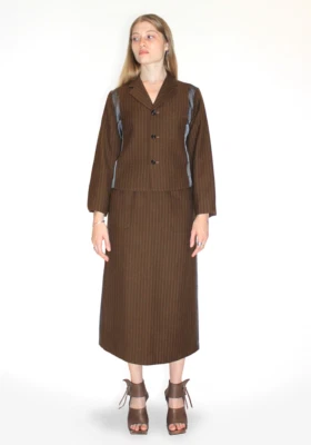 AD 1995 Tricot Comme Des Garcons 裙套装 — 第 1/4 张图片