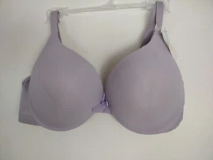 SIMPLY BASIC 36C ORCHID PETAL PUSH UP PADDED PLUNGE UNDERWIRE BRA NEW WITH TAGS - Picture 1 of 14