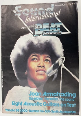 Sound International Magazine August 1980 Joan Armatrading-Eddy Grant - Image 1 of 3