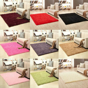 14 Colors Carpet 1PC Solid Area Rug Bathroom Rugs Thick Non-slip Mat Long Hair