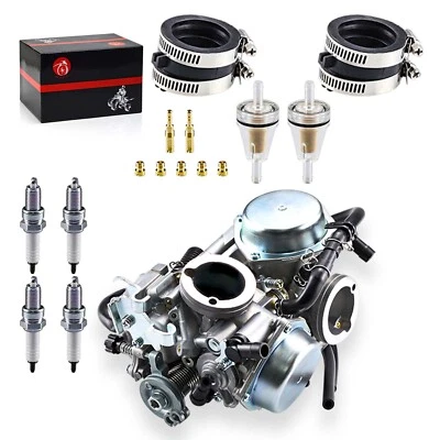 Carburador y colector de admisión 1998-2003 para Honda VT750CD Shadow Deluxe/ACE 750 Foto 1 de 4