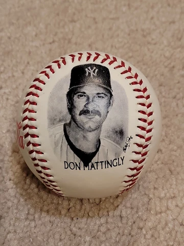 Don Mattingly Coca-Cola  Give Away Photo Ball YANKEES BASEBALL Cover