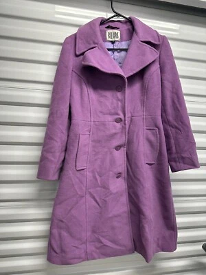 Bill Blass Women’s Coat, Sz 6 violet  100% Wool - Image 1 of 4
