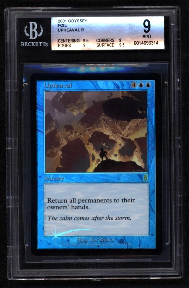 Upheaval foil - Odyssey - MTG Magic the Gathering - BGS MINT 9 - Image 1 of 2