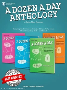 A DOZEN A DAY ANTHOLOGY BOOK - Edna Mae Burnam - NEW - Picture 1 of 1