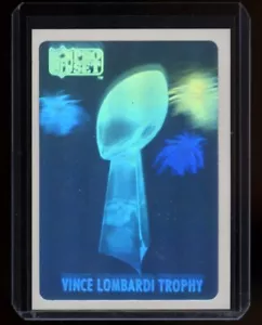 1990 Pro Set Football VINCE LOMARDI TROPHY Hologram - Picture 1 of 2