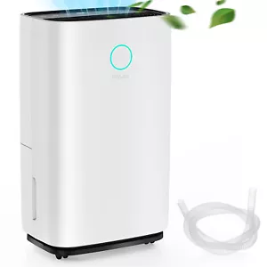 25L Dehumidifier Air Purifier with Humidistat LCD Display for Home Laundry UK - Picture 1 of 16
