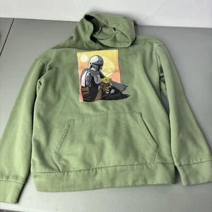 Old Navy Boys Youth XXL 18 Pullover Hoodie Sweatshirt Star Wars Mandalorian - Picture 1 of 5