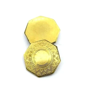 Antiguo gemelo WHB victoriano decorativo oro amarillo GF GT ÚNICO #OK1011 - Imagen 1 de 5
