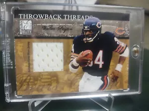 2004 Donruss Elite Walter Payton Chicago Bears Throwback Threads Jersey#063/150 - Picture 1 of 4