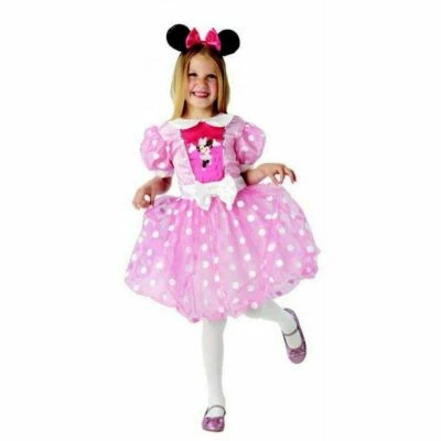 Rubie's IT620281-L - Costume Minnie, en boîte, rose, taille L 7-8 ans - Photo 1/2