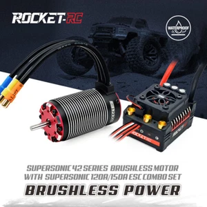 Rocket-RC Bürstenloser Motor 120 /150AESC für 1/8 1/7 RC Truck Traxxas HSP Autos - Bild 1 von 32
