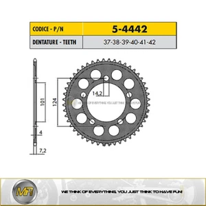 KTM SUPER DUKE R 990 2008 2009 2010 2011 2012 2013 CORONA ERGAL 525 41 DIENTES - Imagen 1 de 1
