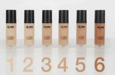 Klara Foundation Concealer Full Coverage Face Makeup Liquid Matte Brighten AU - Image 1 of 4