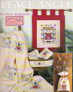Peace Angel Cross Stitch Leaflet - Leisure Arts 911 - 1990 - OOP - Picture 1 of 1