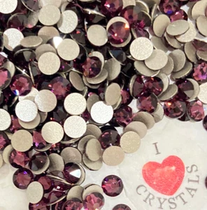 AMETHYST Purple 3ss 1.4mm IHC Austrian Crystal Flatback Rhinestones February - Picture 1 of 6