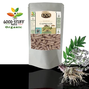 Valerian Root Capsules ORGANIC Vegan NO FILLERS 500mg 100% Pure 50 - 100 - 200 - Foto 1 di 1