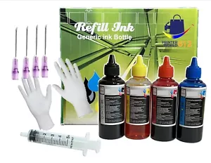Ink 400ML Refill Kits for Canon / Epson / HP / Kodark / Lexmark/Brother Inkjet - Picture 1 of 7