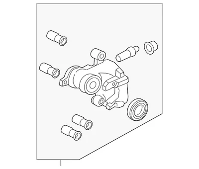 Genuine Land-Rover Disc Brake Caliper LR154996 - Image 1 of 2