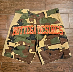 Pantaloncini cargo uomo mimetici Bottega Desires taglia M - Ottime condizioni - Foto 1 di 4