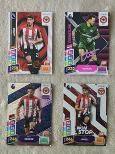 CARD PANINI 2025 BRENTFORD LIMITED EDITION Kevin Schade. Mark Flekken - Picture 1 of 24