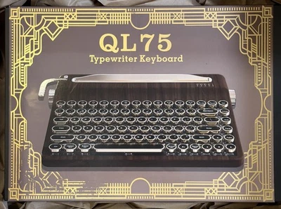 QL75 Wireless Typewriter Style Hot Swap Retro Mechanical Keyboard BT / 2.4gz  - Image 1 of 2