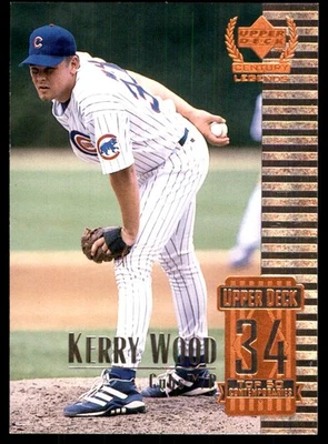 Kerry Wood 1999 Upper Deck Century Legends #84 Cubs MLB LEER ENVÍO GRATUITO Foto 1 de 2