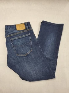 Pantalones de mezclilla Polo Ralph Lauren para hombre 33x30 Varick ajustados de pierna recta lavado oscuro - Imagen 1 de 16