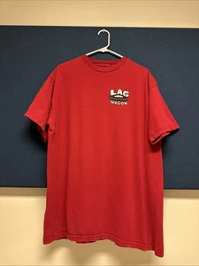 Camicia Lagwagon originale OG rossa XL tesa non usata per un nome Nofx Pennywise - Foto 1 di 6