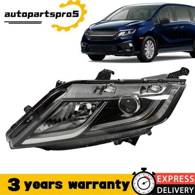 For 2018-2020 Honda Odyssey Halogen w/LED DRL Projector Headlight Driver Side Foto 1 de 4
