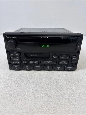 Receptor de radio reproductor de CD Ford F-150 AM FM 2001-2003 OEM YU3F-18C868-AA PROBADO Foto 1 de 4