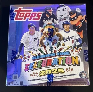 Mega caja de celebración MLB Topps Serie 1 One 2025 nuevos paquetes de tarjetas selladas de fábrica - Imagen 1 de 2