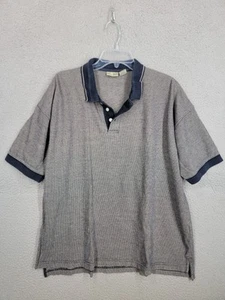Mens Sun River Polo Shirt XL Short Sleeve Grey Collared - Picture 1 of 7