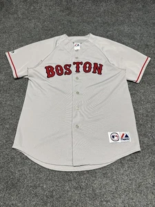Majestic Daisuke Matsuzaka #18 Boston Red Sox Authentic Stitch MLB Jersey Men M - Picture 1 of 8