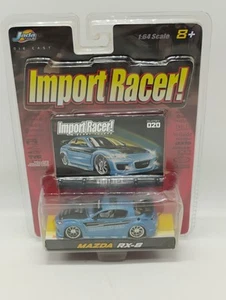 Jada Toys 1:64 Scale Metallic Blue Import Racer MazdaSpeed Mazda RX-8 - Picture 1 of 6